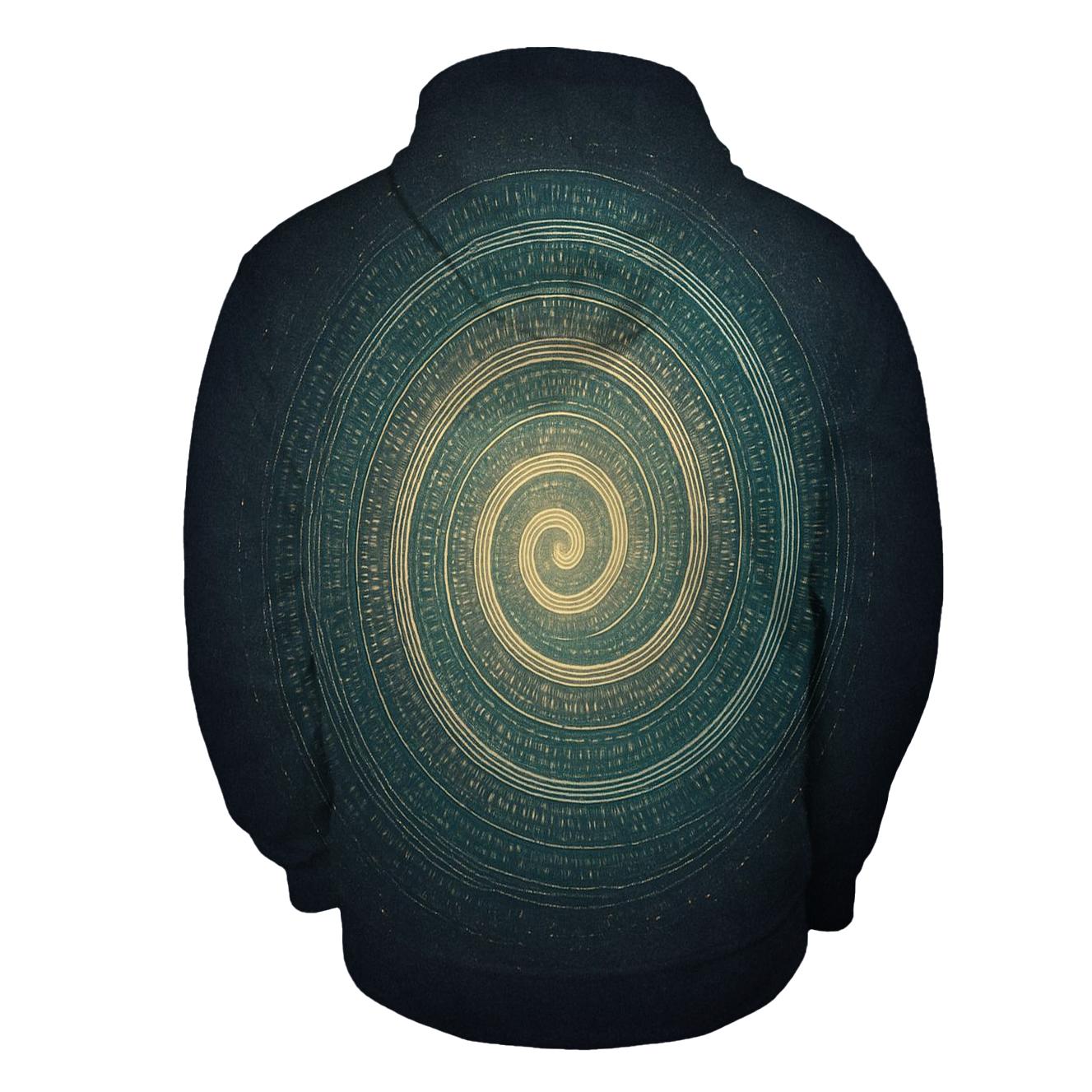 Inner Echo Spiral pullover hoodies