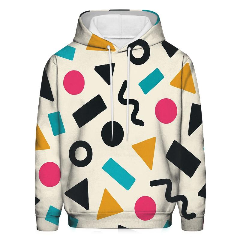 Memphis Flash Pattern custom hoodies