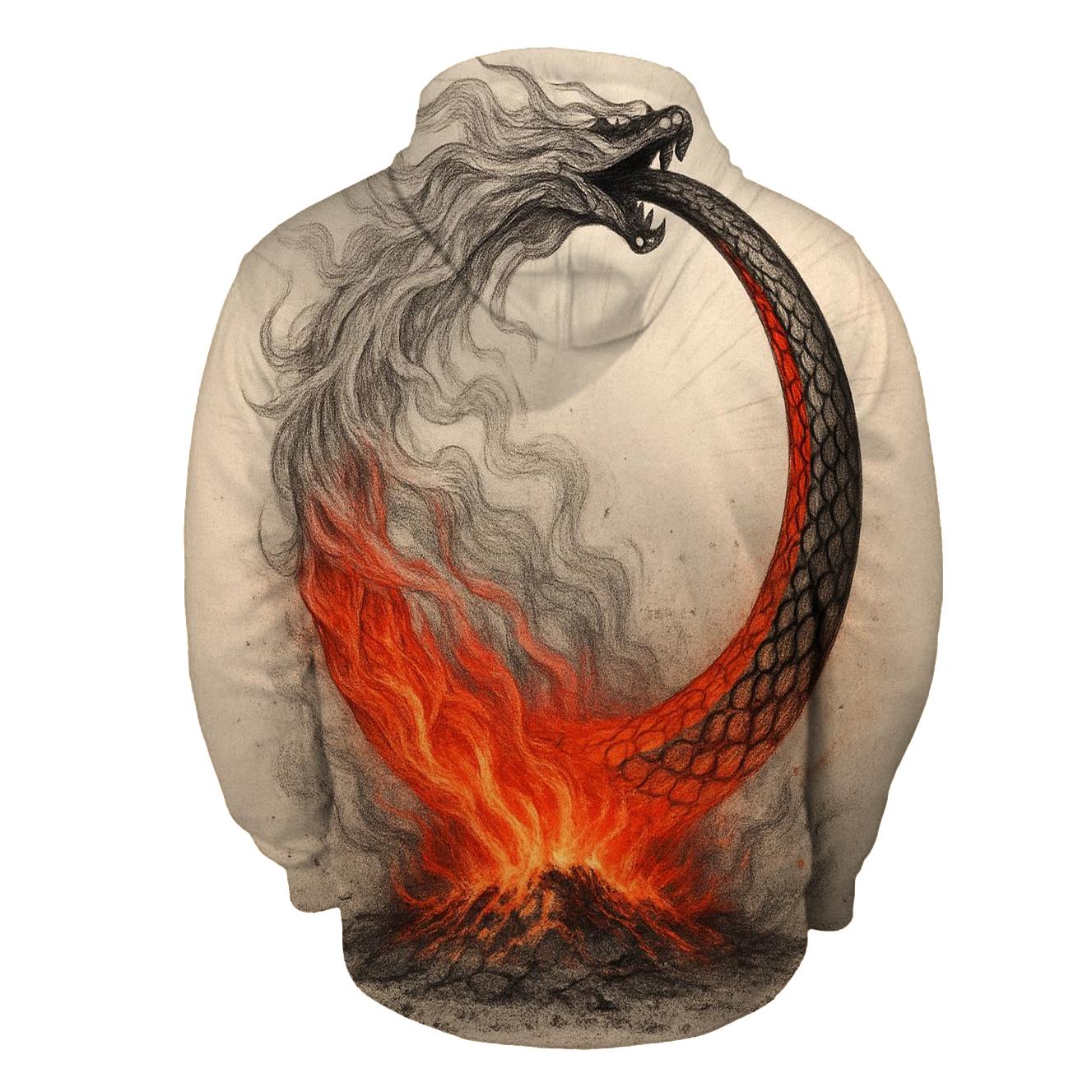 Phoenix Ash Ouroboros lightweight hoodies