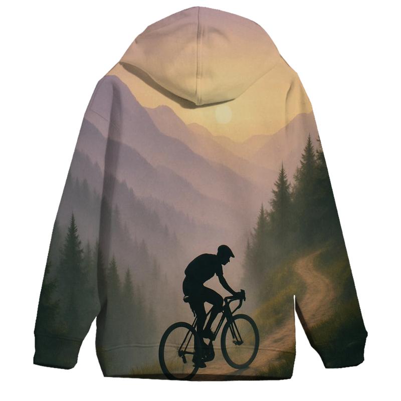 Mountain Trail Cycling Escape hoodie designs