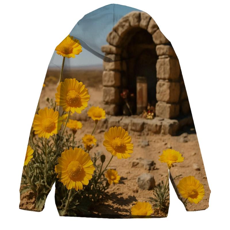 Desert Marigolds At Roadside Shrine hoodies fashion