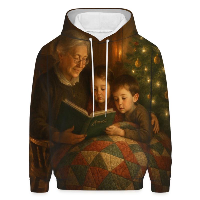 Grandmas Quilt And Story By The Tree zip-up hoodies