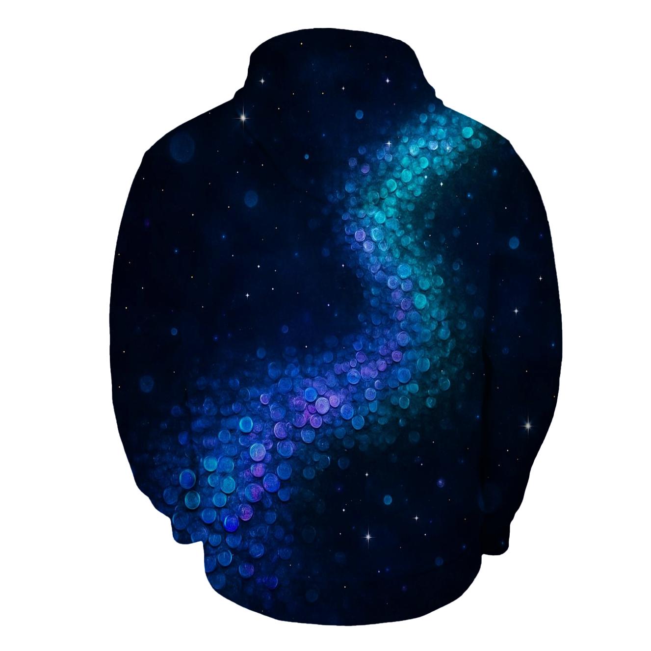 Nebula Sequin Drift embroidered hoodies
