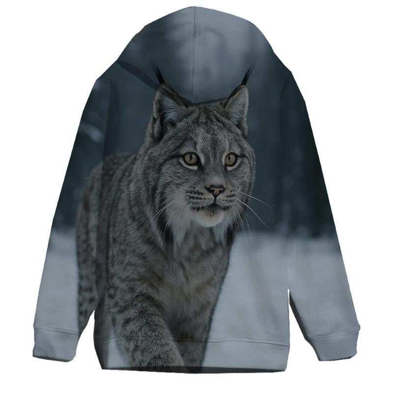 Boreal Lynx Snowbound Pause zip-up hoodies