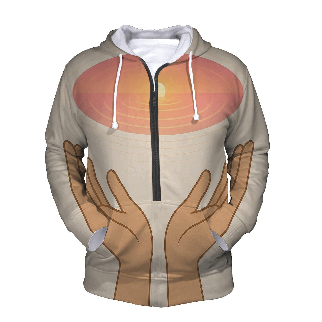 Hands Of Dawn Reflection hoodie designs