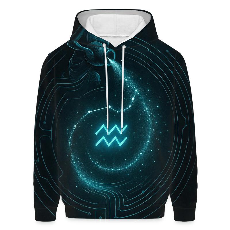 Aquarius Celestial Water Circuit hoodie trends