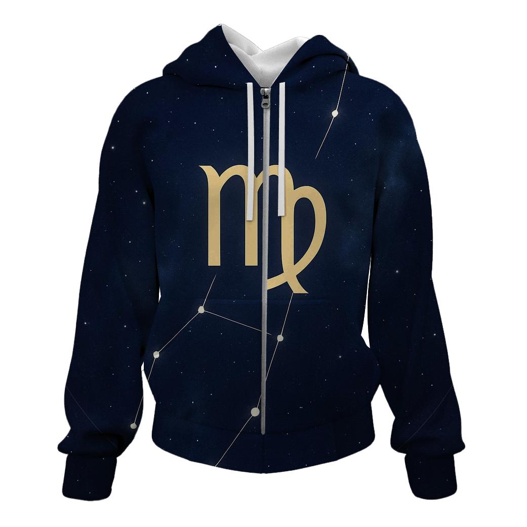 Luminous Virgo Star Atlas hoodies fashion