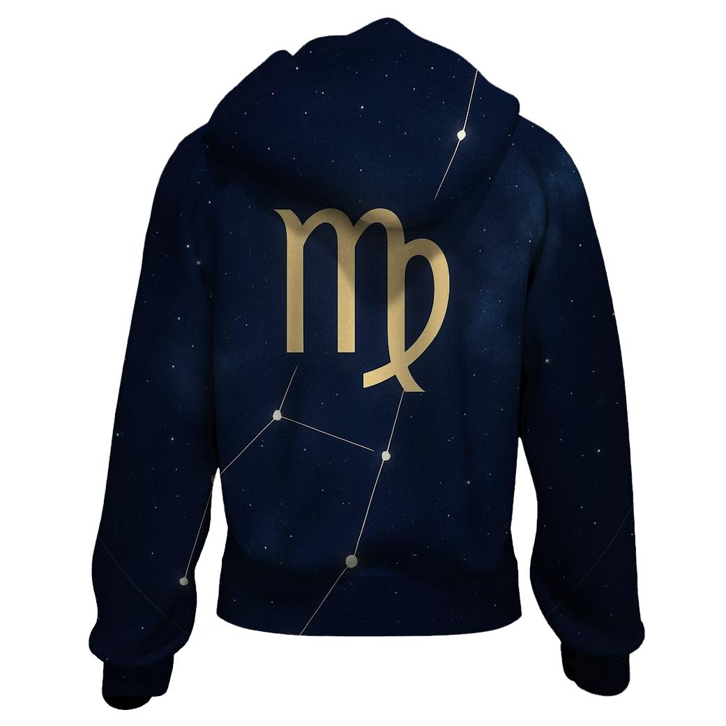 Luminous Virgo Star Atlas hoodies fashion