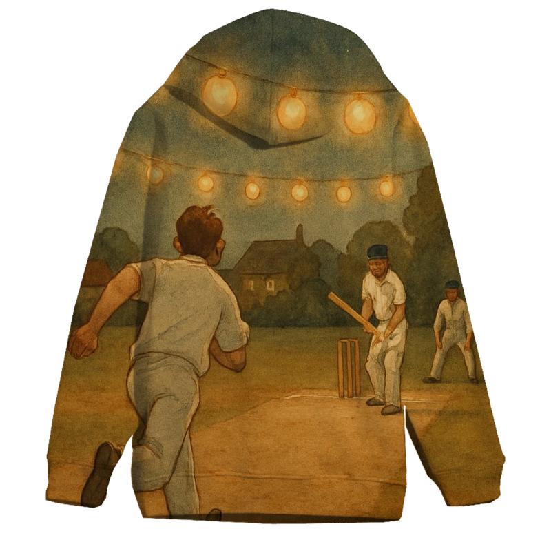 Nighttime Cricket Under Lanterns hoodie trends