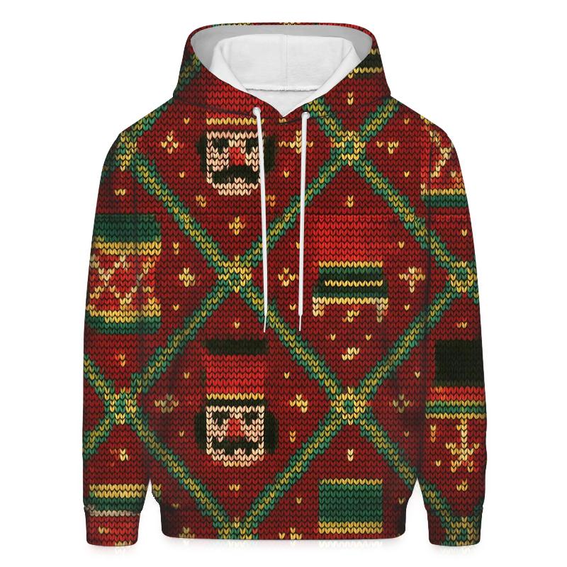 Nutcracker Drum Parade Lattice Design graphic hoodies