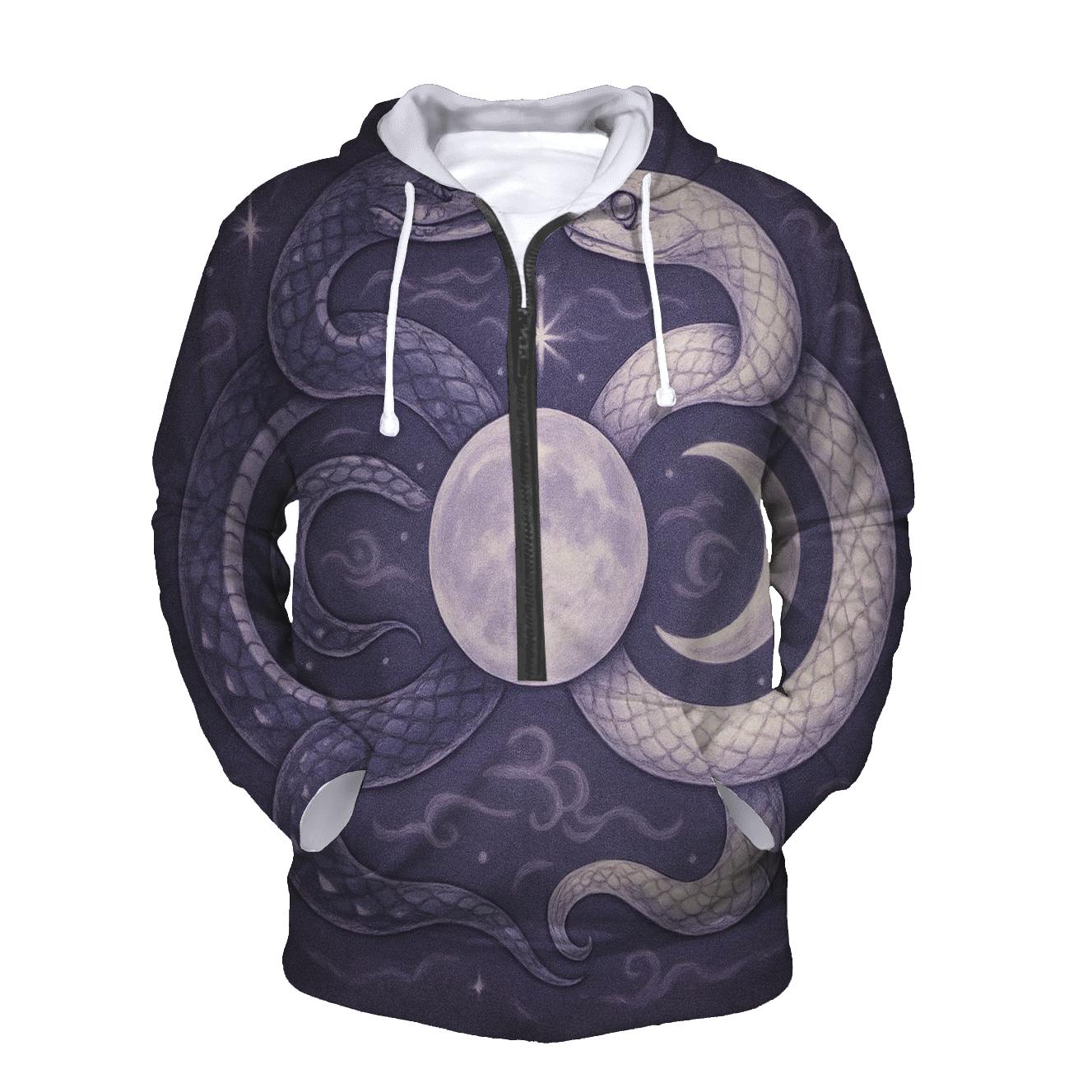 Lunar Mirror Ouroboros Twins hoodie trends