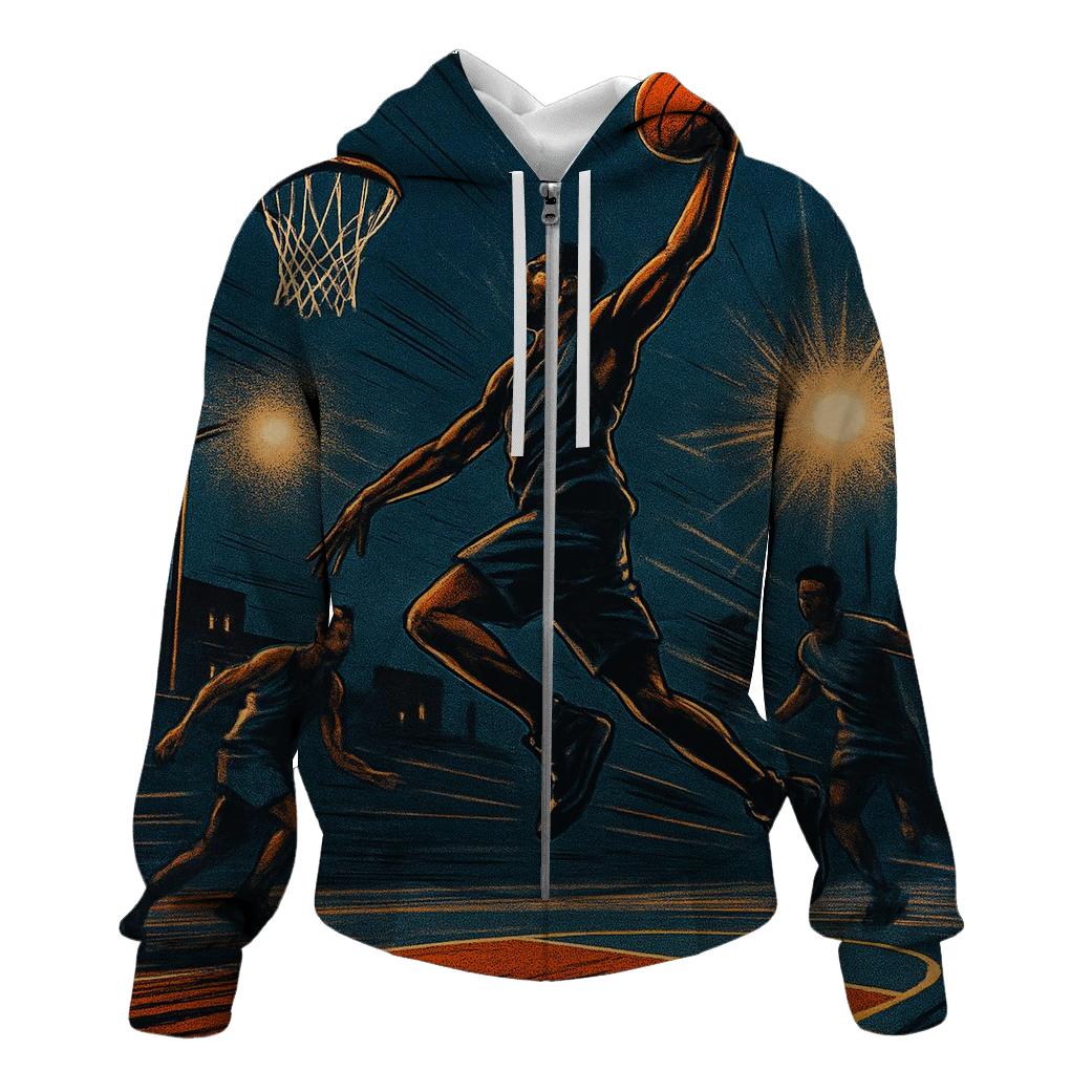 Midnight Street Basketball Rush hoodie trends
