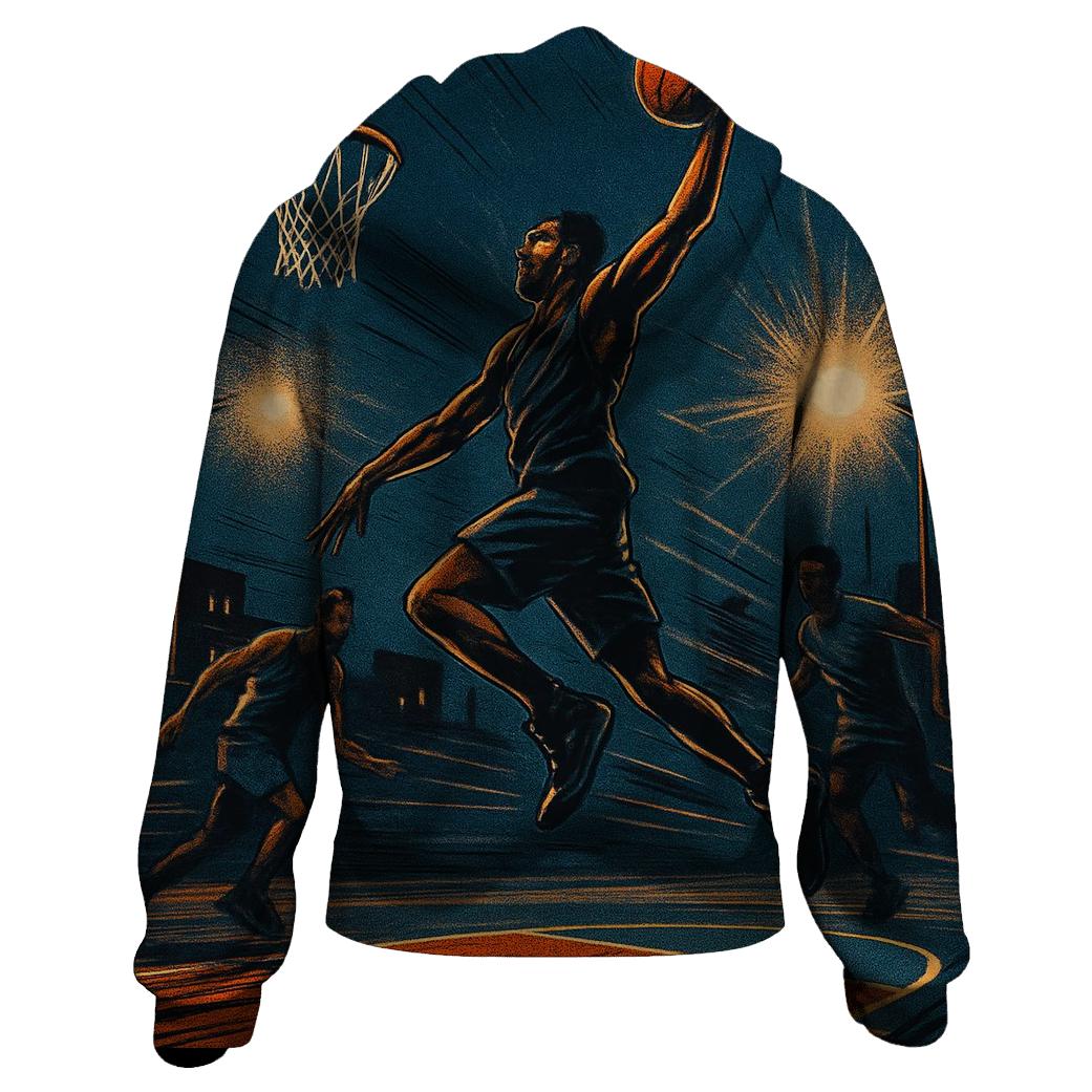 Midnight Street Basketball Rush hoodie trends