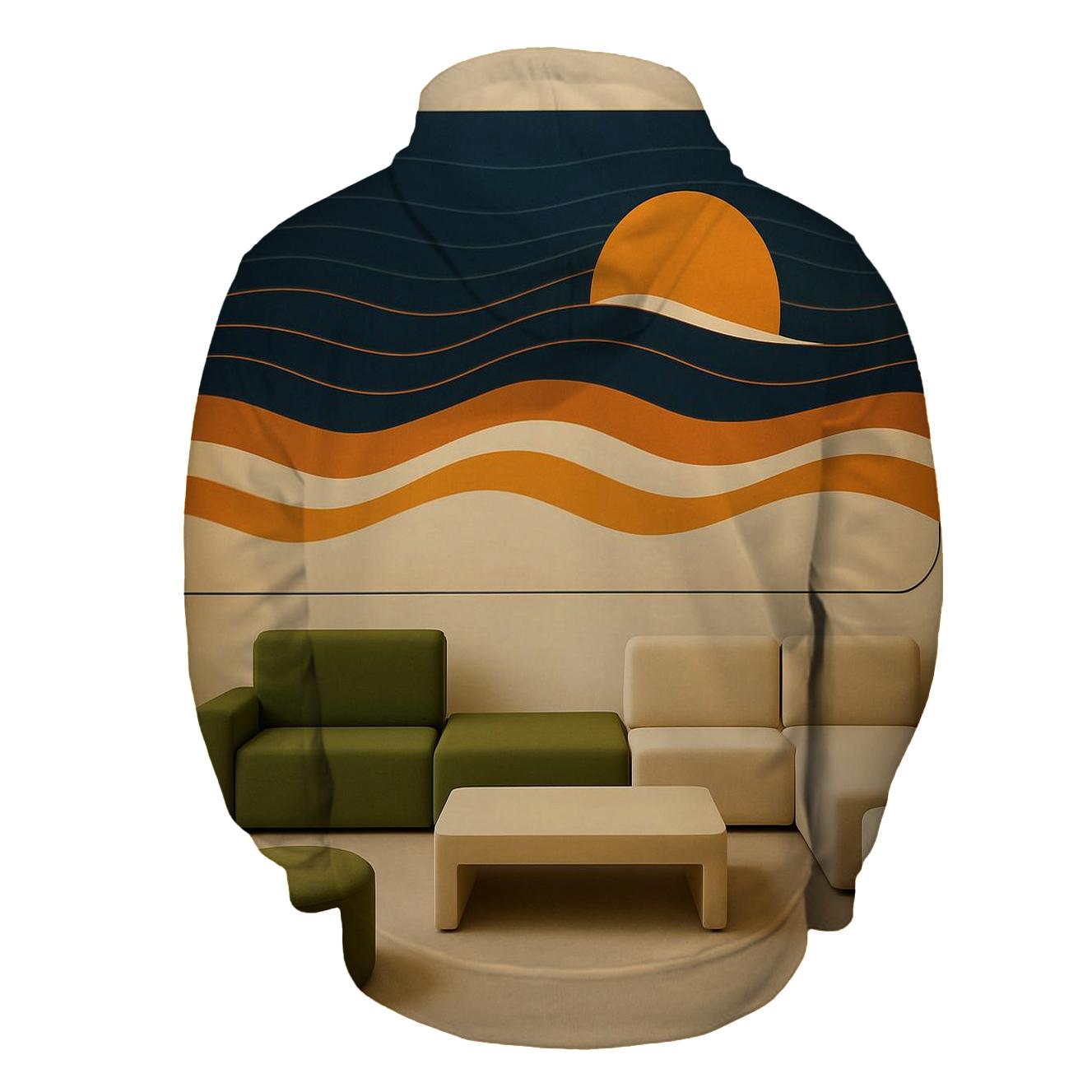 Futuristic Lounge Synth Waves hoodies fashion