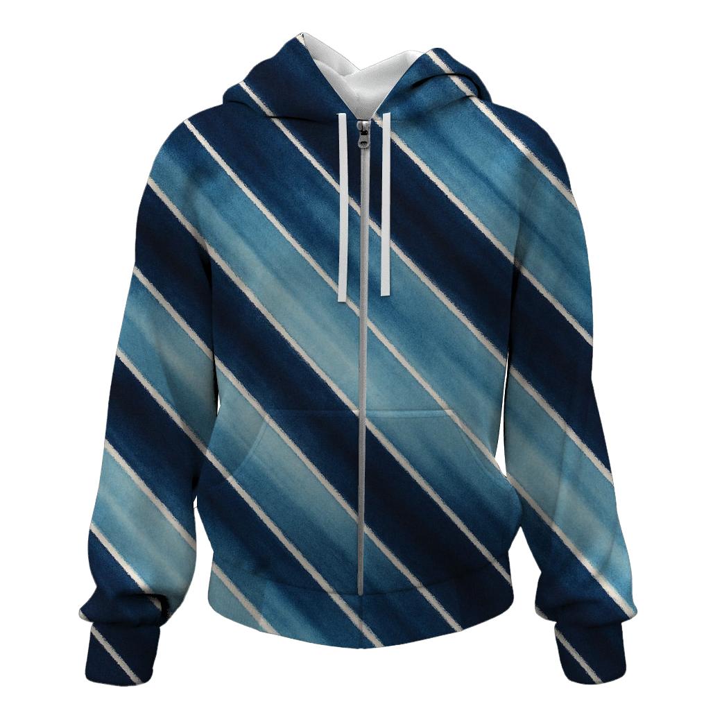 Indigo Arashi Storm Bands designer hoodies