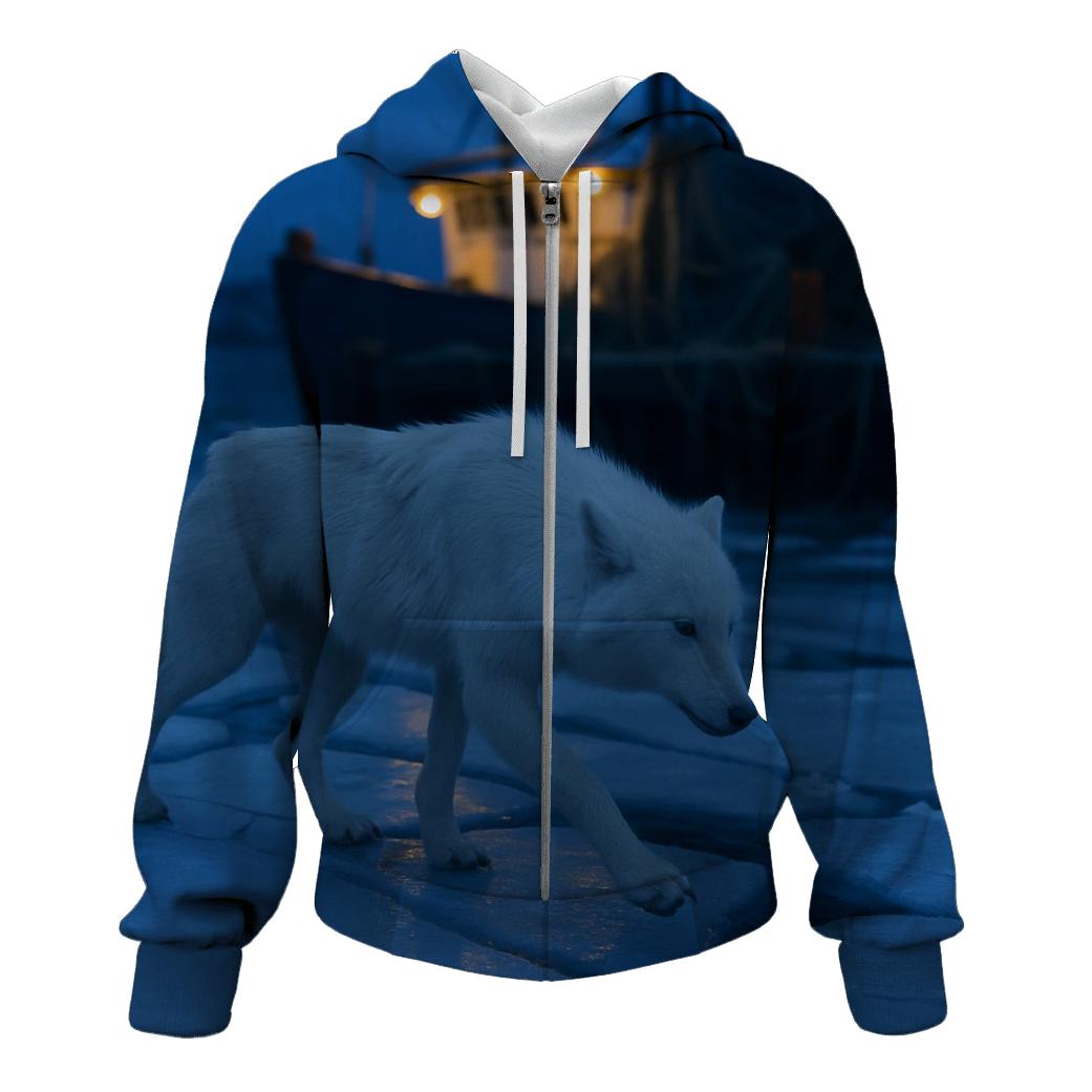 Harbor Ice Wolf Crossing hoodies fashion