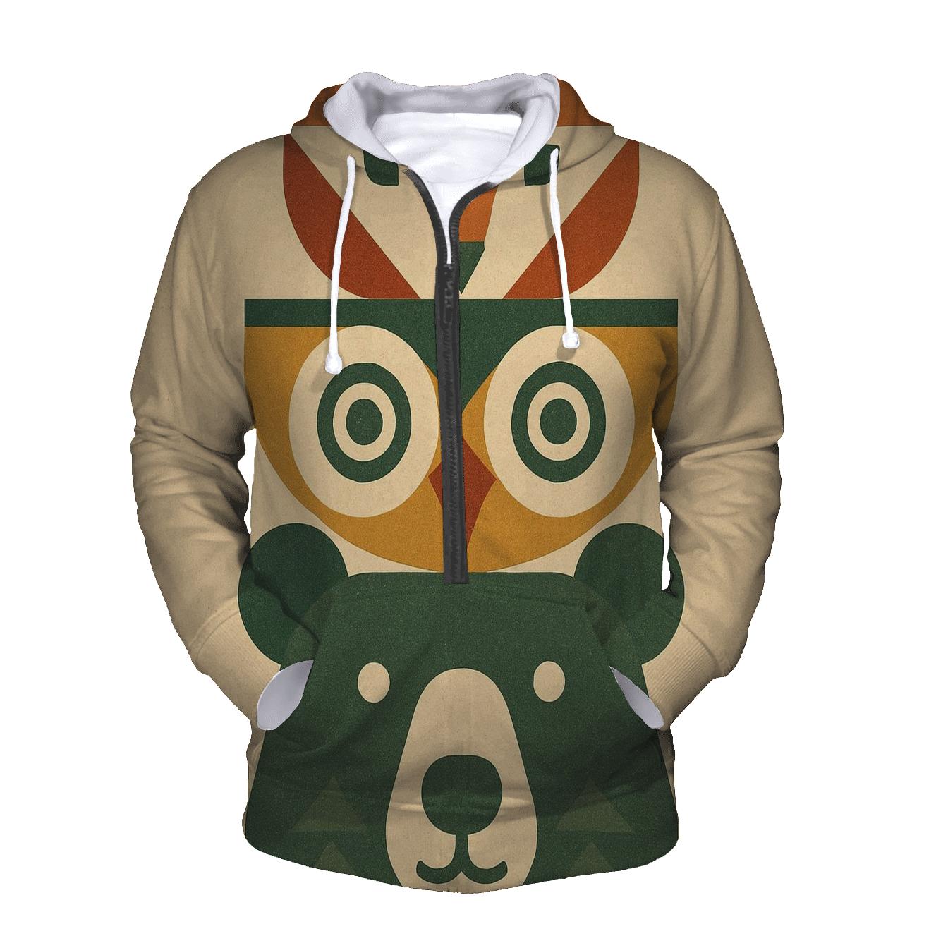 Geometric Animal Totems hoodies fashion