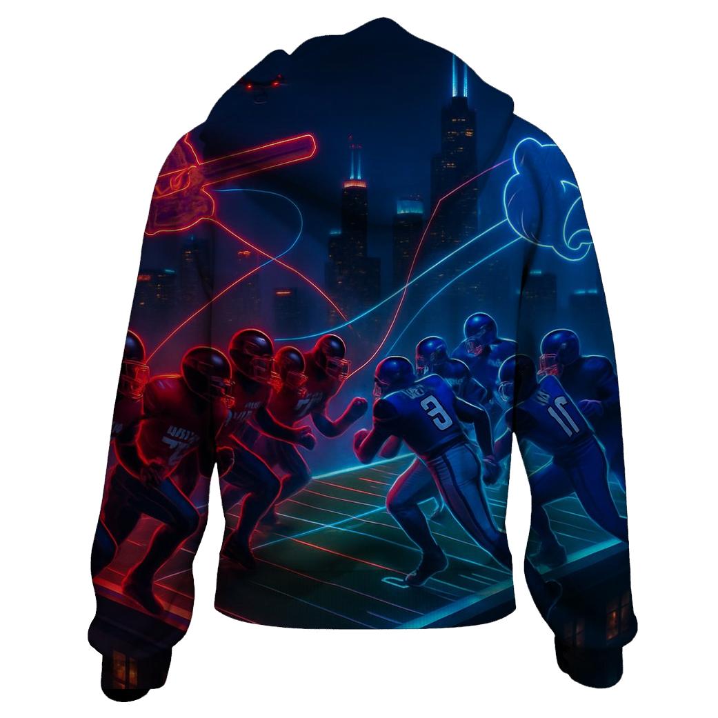 Skyline Blitz Atlanta Vs Chicago Gridiron hoodie trends