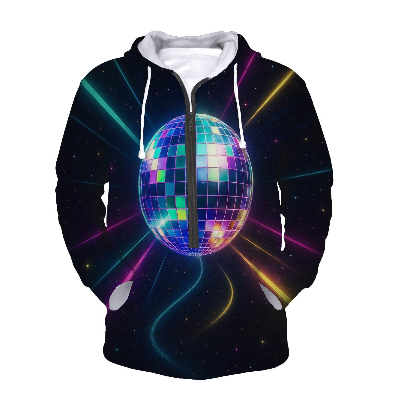 Holographic Disco Mirage custom hoodies
