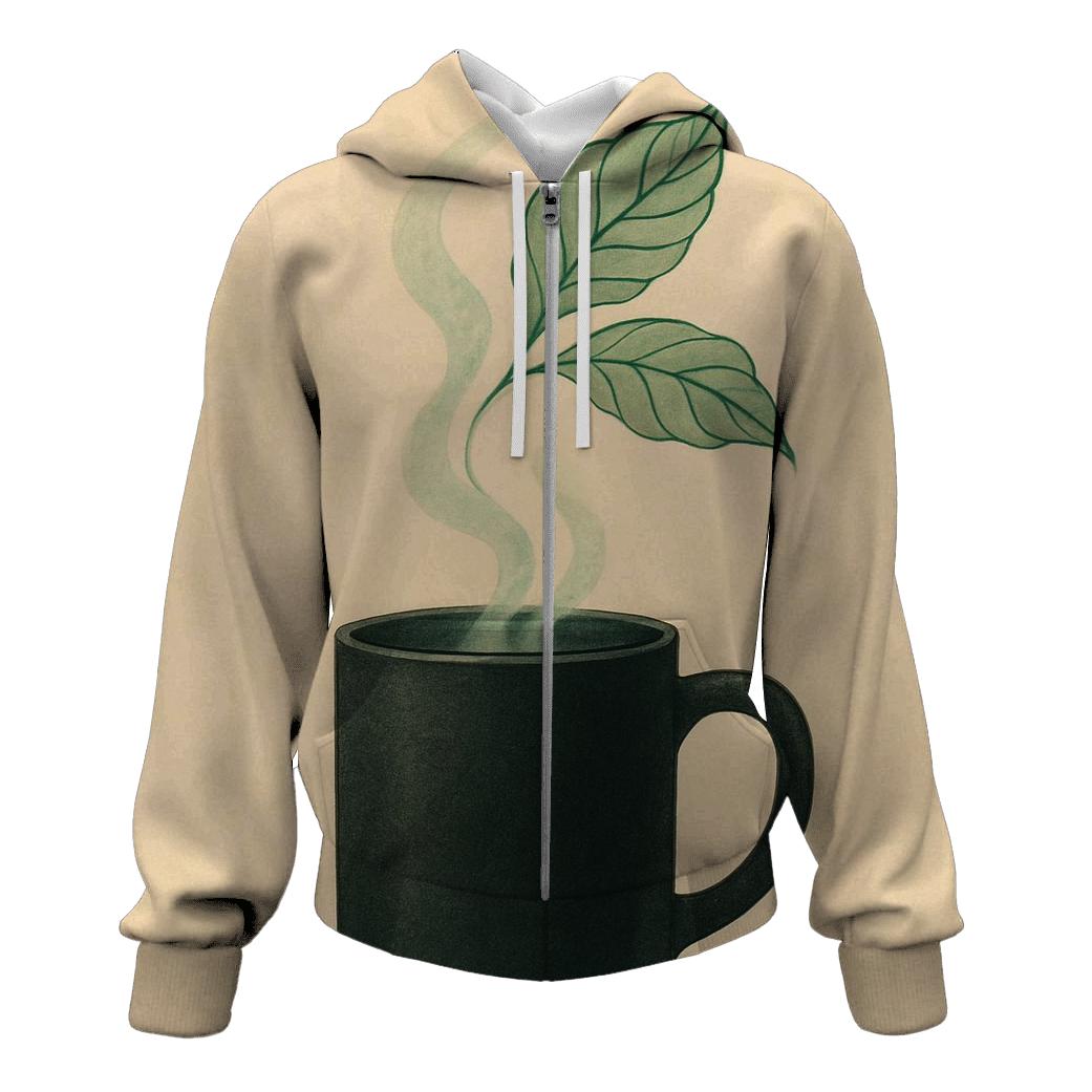 Emerald Leaf Steam custom hoodies