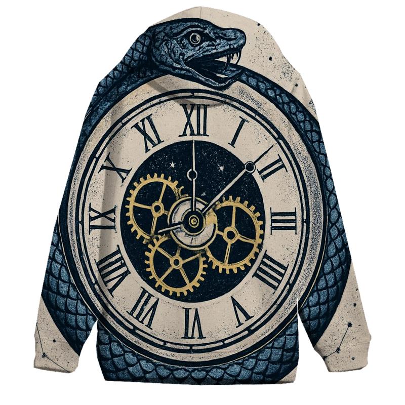 Celestial Clockwork Ouroboros hoodie trends