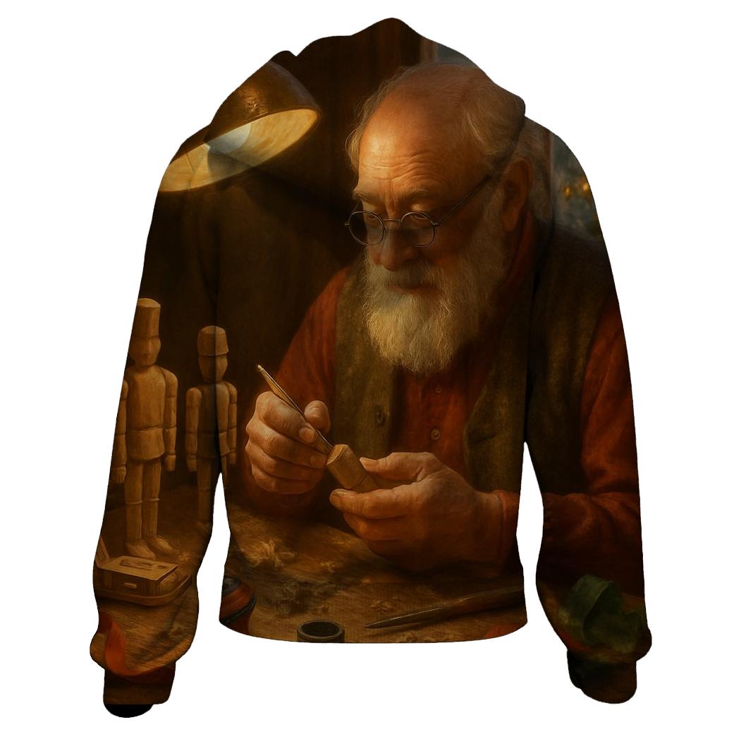 The Old Wooden Toymakers Christmas Bench custom hoodies