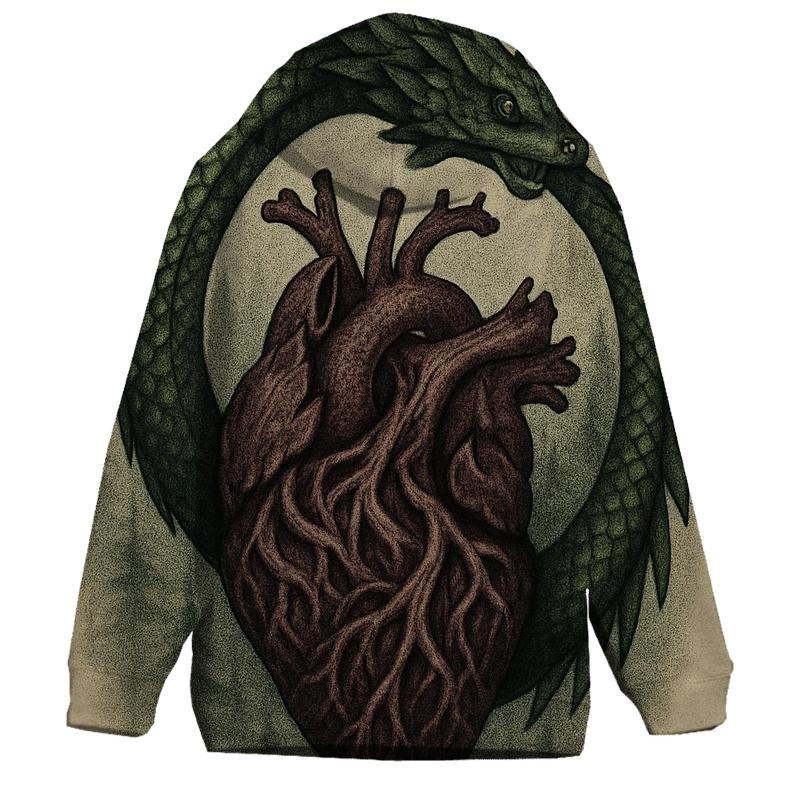 Forest Heartbeat Ouroboros lightweight hoodies