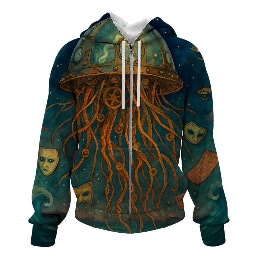 Clockwork Jellyfish Carnival hoodies fashion