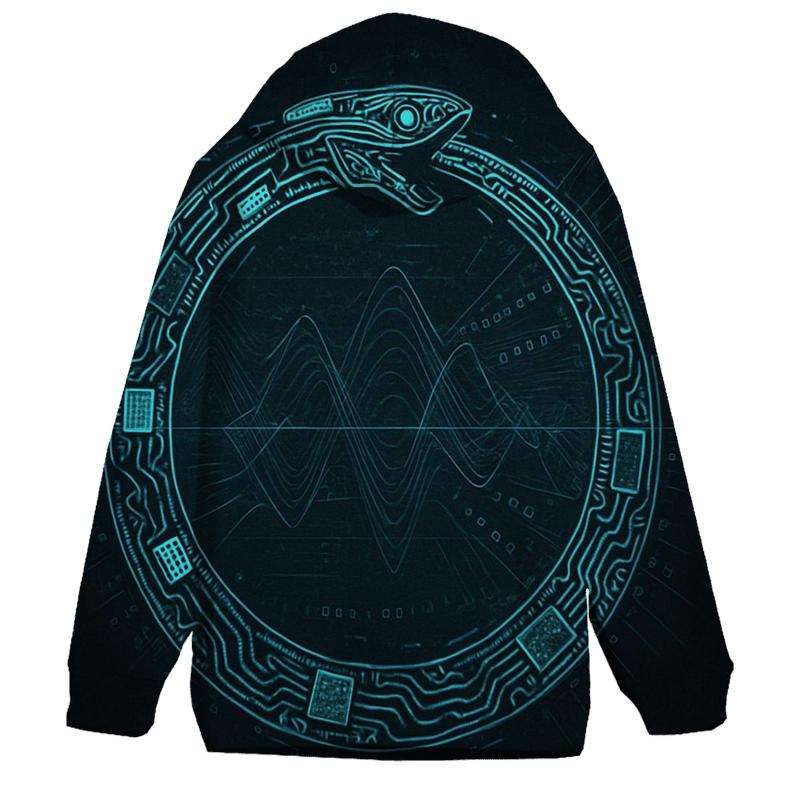 Quantum Circuit Ouroboros hoodie designs