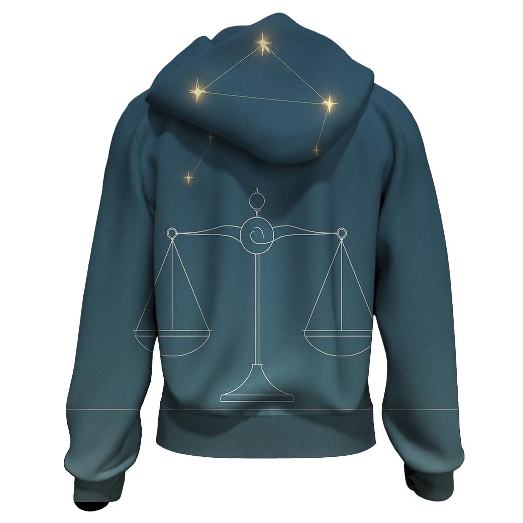 Libra Starlit Equinox Scales hoodie styles