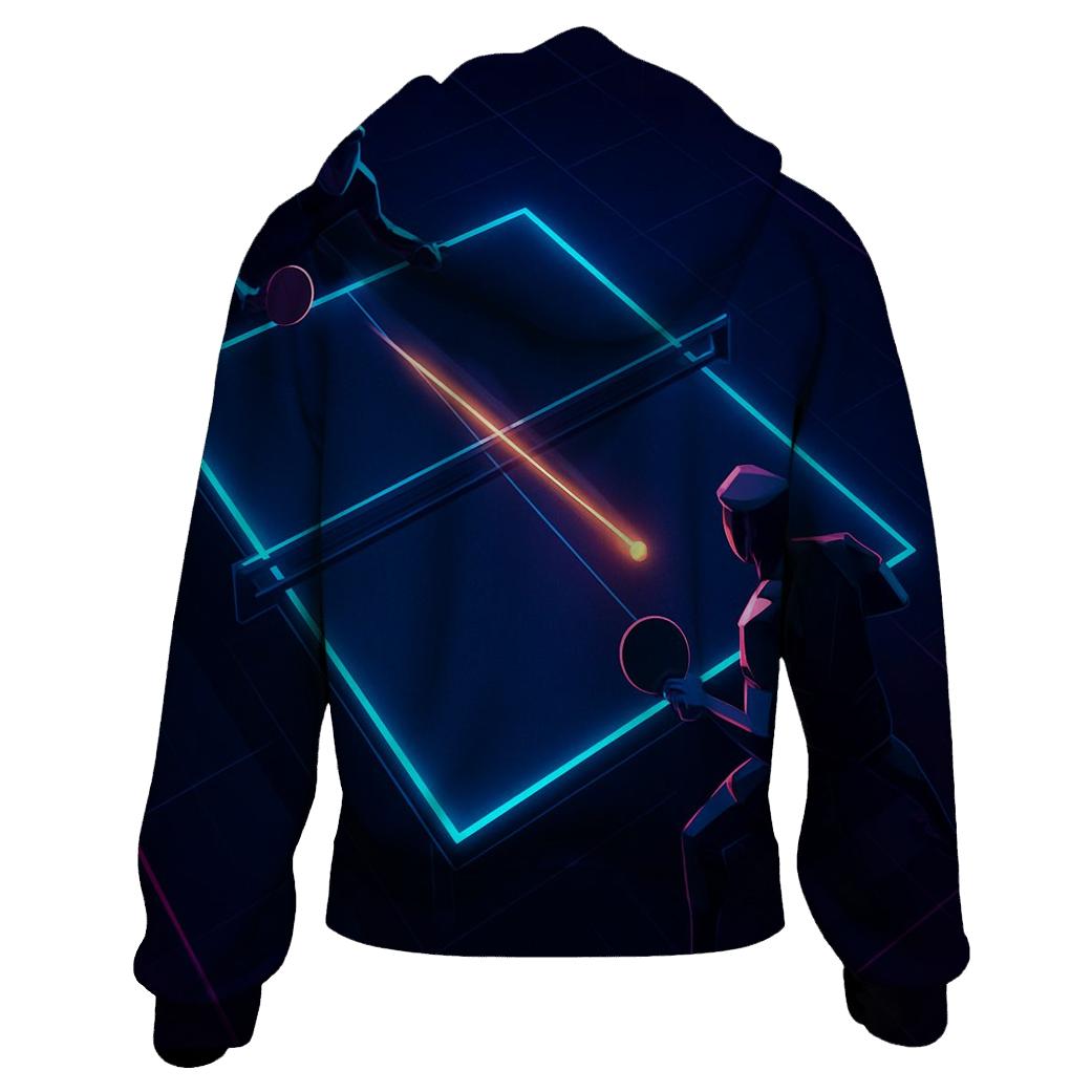 Neon Table Tennis Reflex printed hoodies