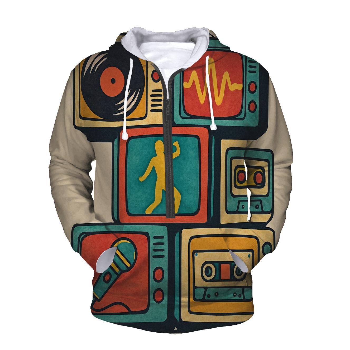 Retro TV Music Marathon hoodie designs
