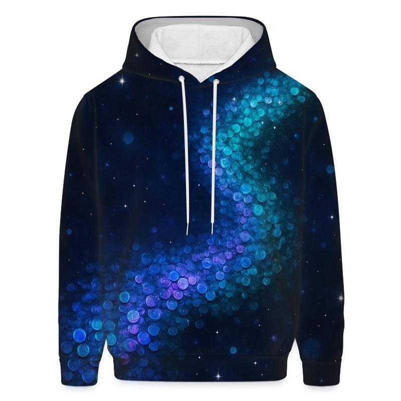 Nebula Sequin Drift designer hoodies