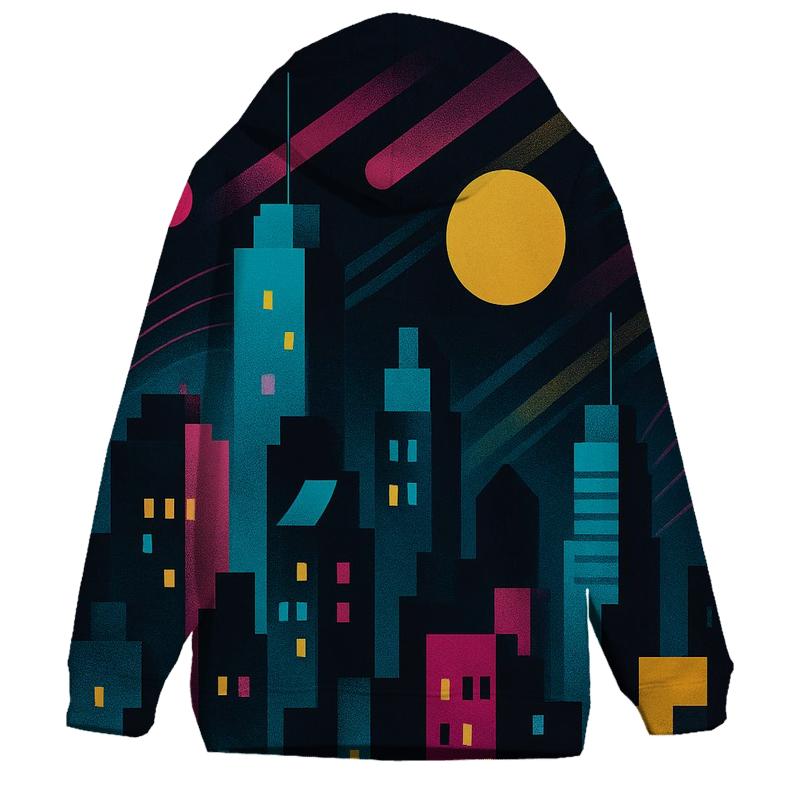 Chromatic City Rhythm zip-up hoodies