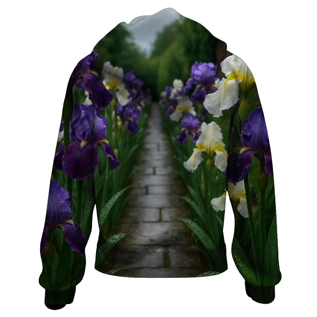 Iris Border Beside Rain Slicked Path hoodies fashion
