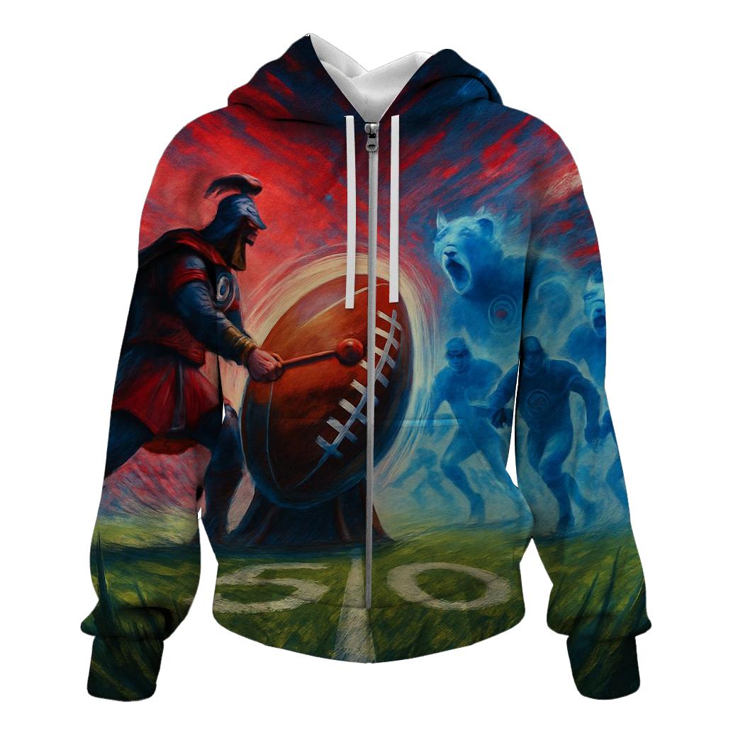 Midfield War Drum And Bear Charge heavyweight hoodies
