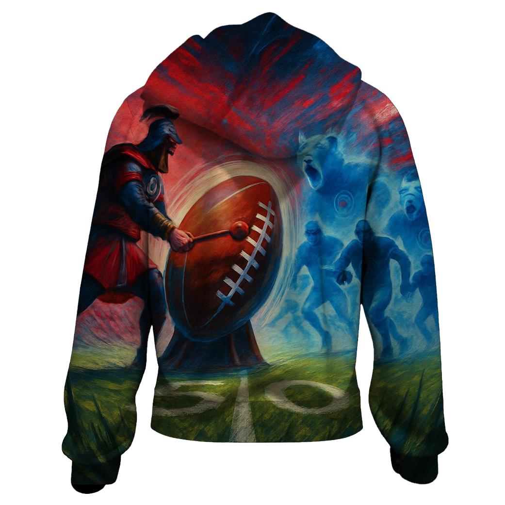 Midfield War Drum And Bear Charge heavyweight hoodies