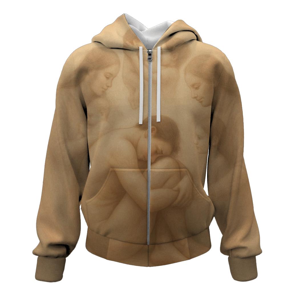 The First Home Was Her Arms premium hoodies