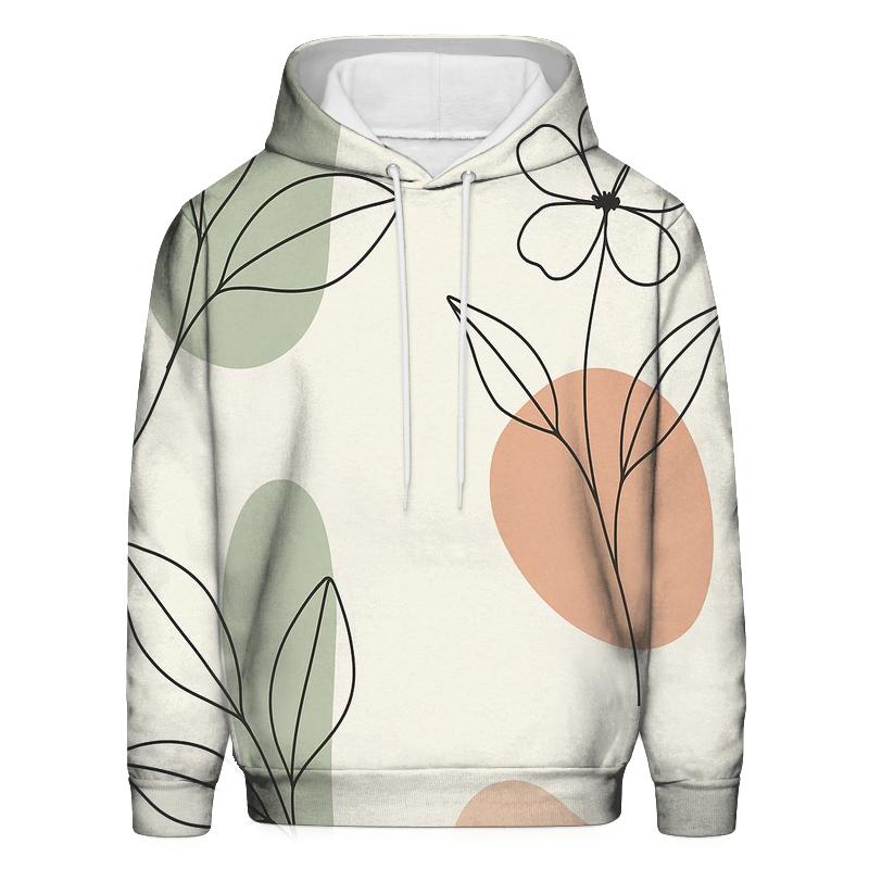 Botanical Line Echo pullover hoodies