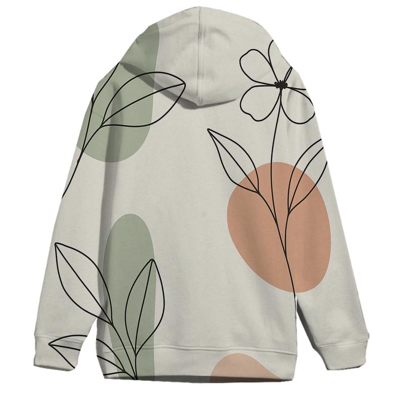 Botanical Line Echo pullover hoodies