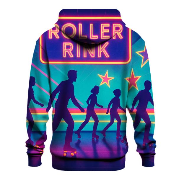 Neon Roller Rink Nights lightweight hoodies