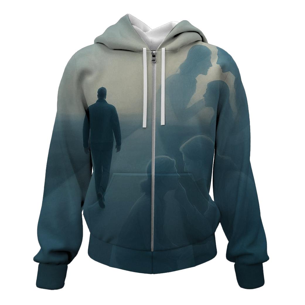 Her Voice Beneath Every Courageous Step pullover hoodies