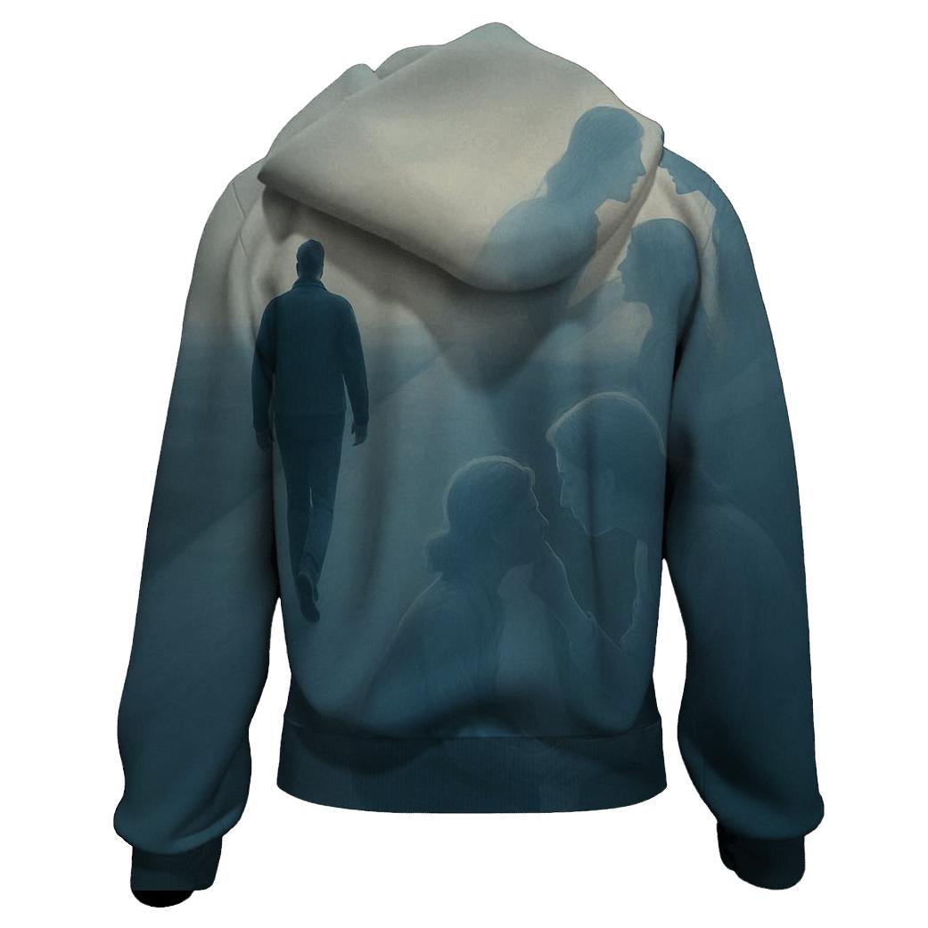 Her Voice Beneath Every Courageous Step pullover hoodies