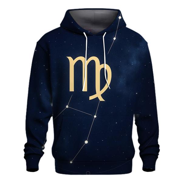 Luminous Virgo Star Atlas graphic hoodies