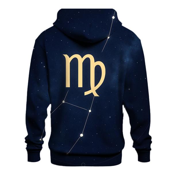 Luminous Virgo Star Atlas graphic hoodies