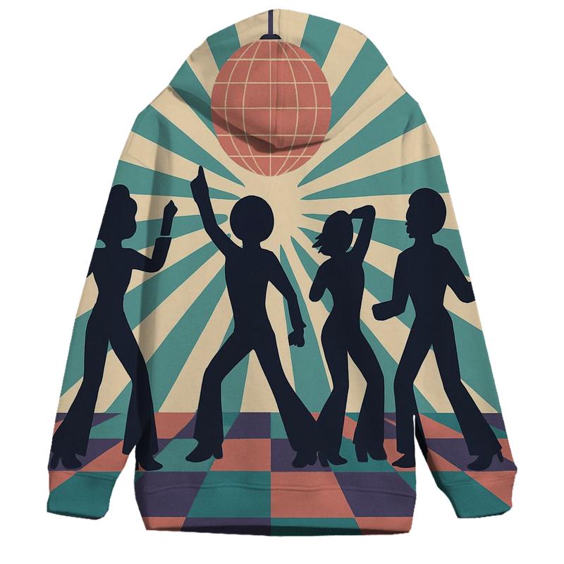 Groovy Checkerboard Dancefloor hoodies fashion