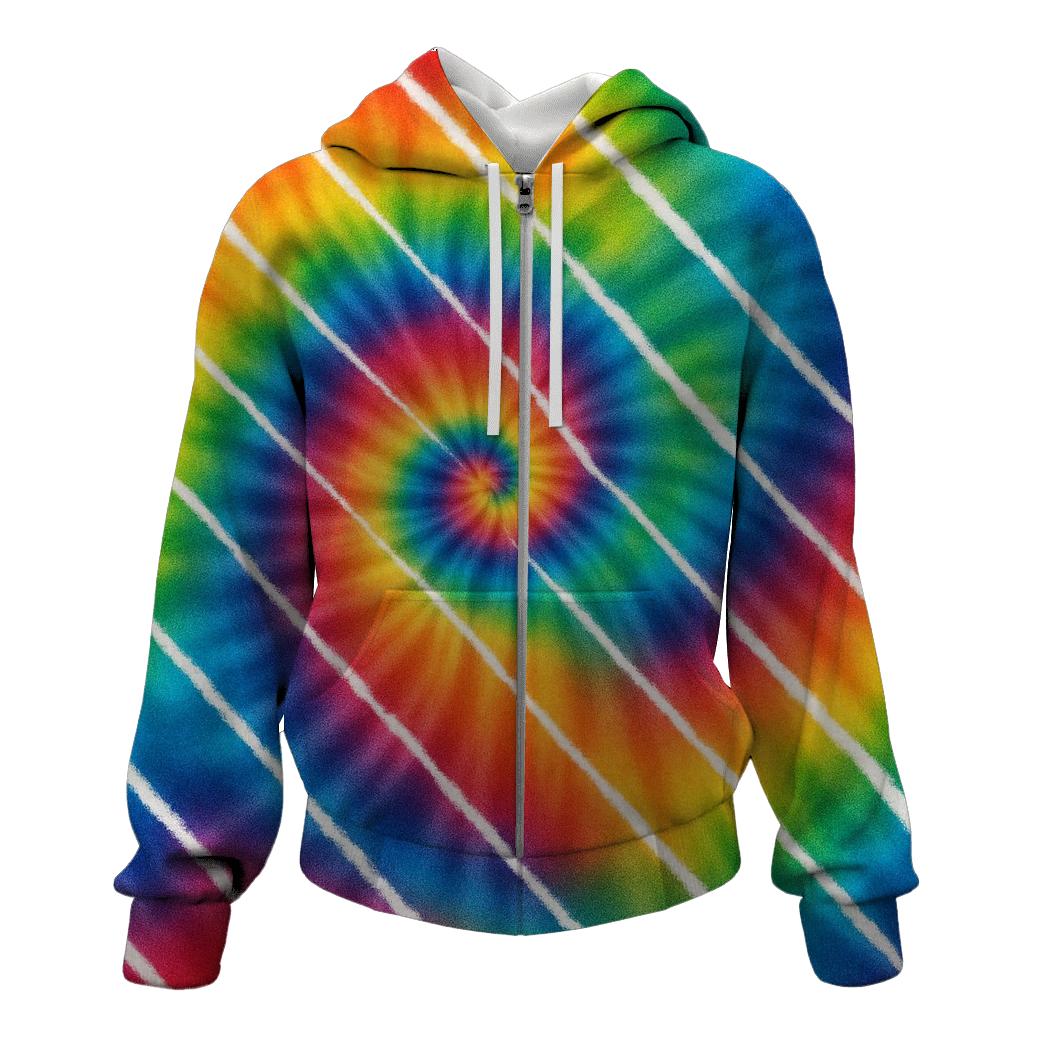 Diagonal Rainbow Rail Spiral custom hoodies