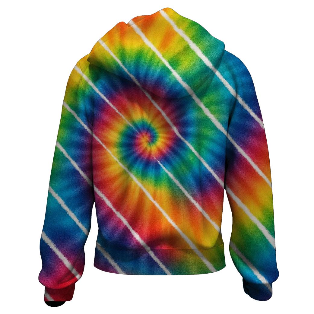 Diagonal Rainbow Rail Spiral custom hoodies
