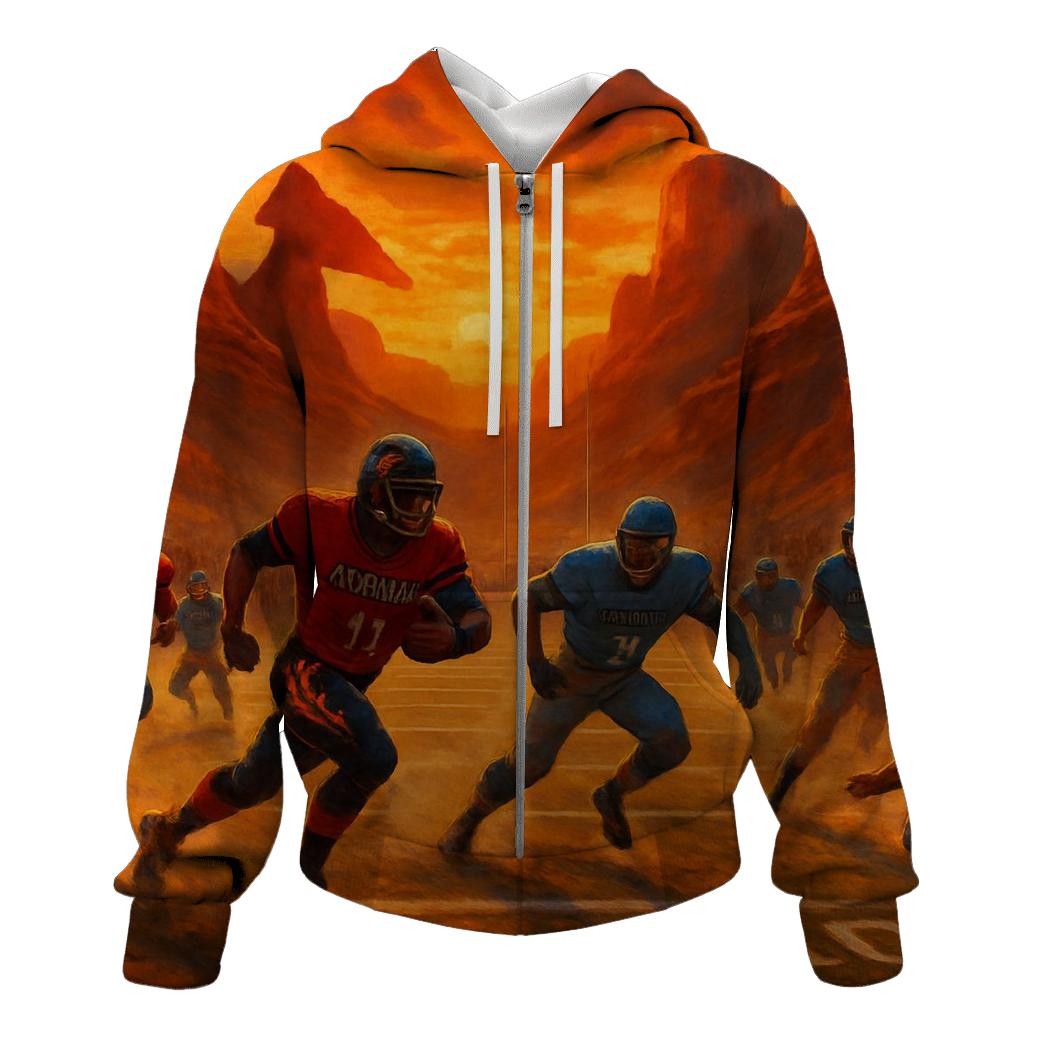 Desert Bowl Braves Heat Vs Cubs Grit embroidered hoodies