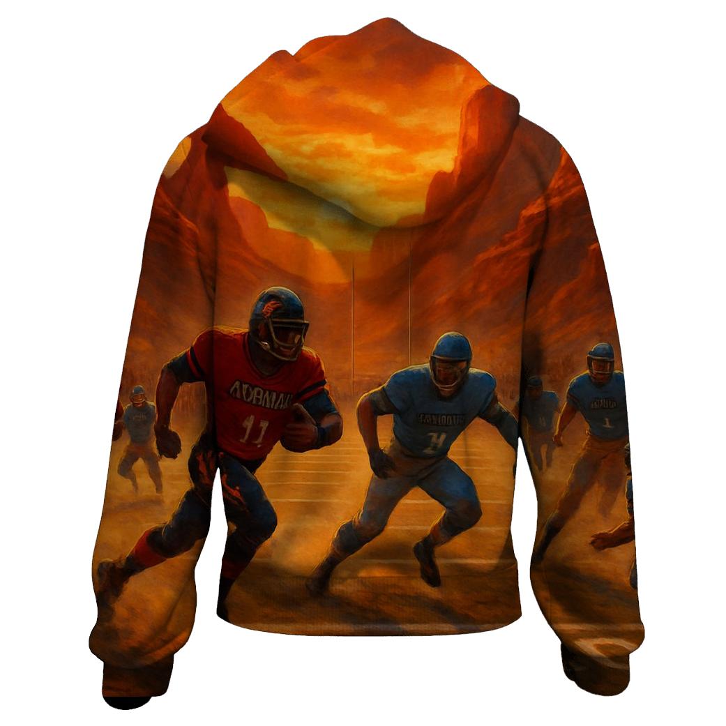 Desert Bowl Braves Heat Vs Cubs Grit embroidered hoodies